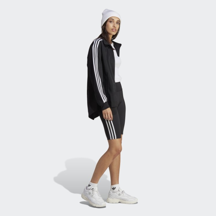Adicolor Classics Meia Calça Curta Cintura Alta Preta Adidas
