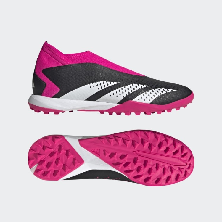 Precisão Do Predador.3 Botas De Grama Sem Cadarço Preto Adidas