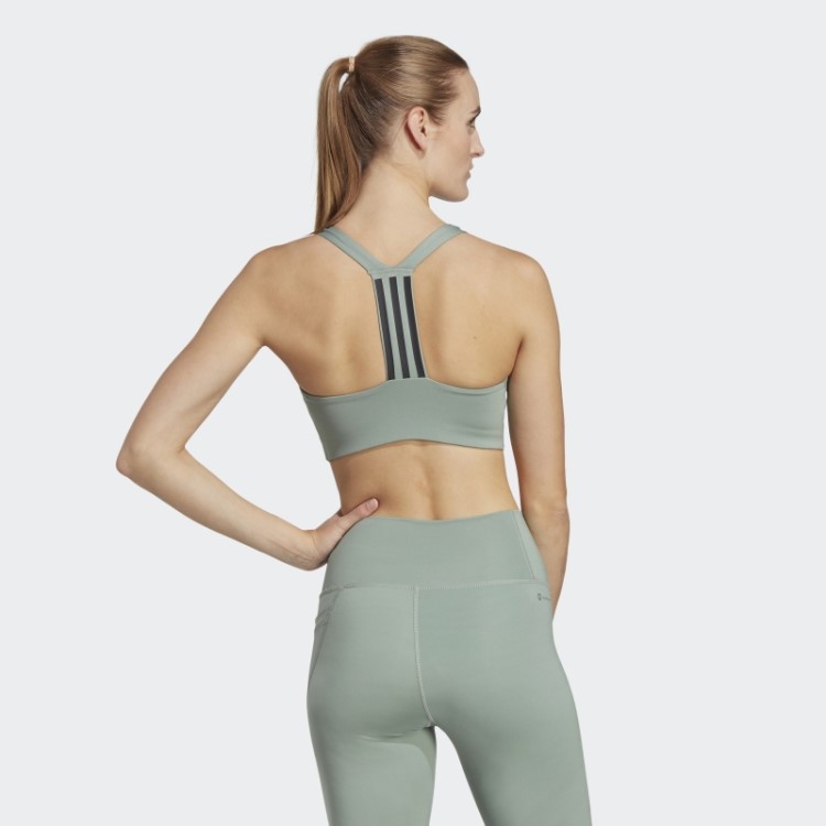 Sutiã De Treinamento De Suporte Médio Adidas Powerimpact Preto