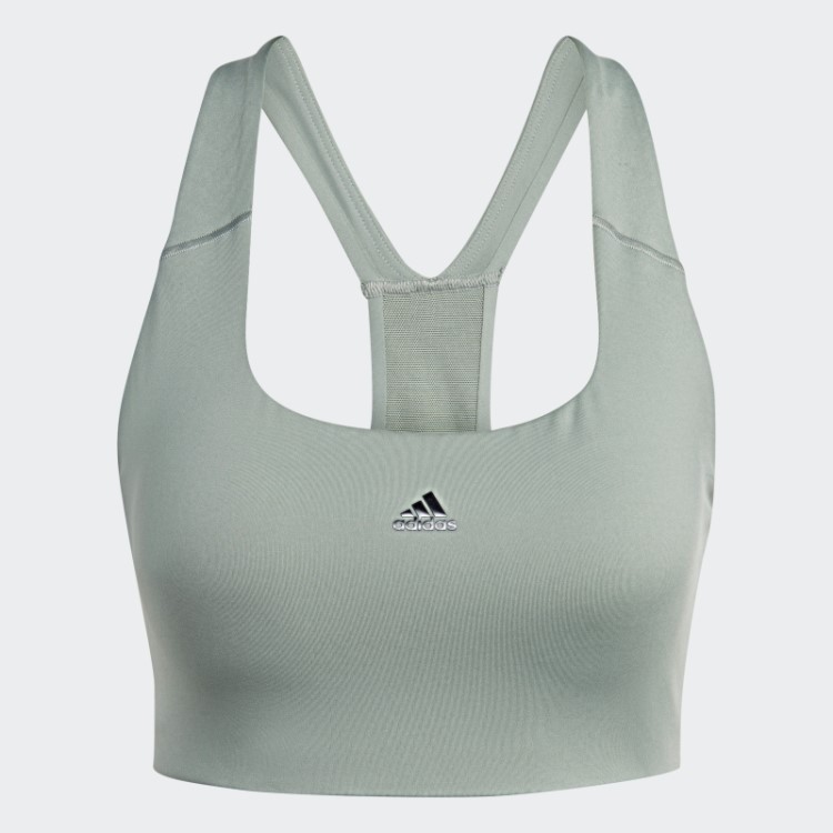 Sutiã De Treinamento De Suporte Médio Adidas Powerimpact Preto