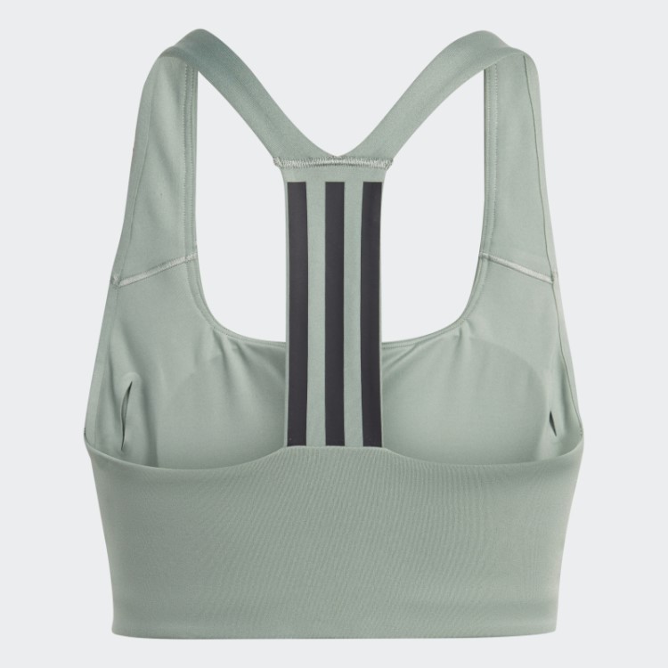 Sutiã De Treinamento De Suporte Médio Adidas Powerimpact Preto