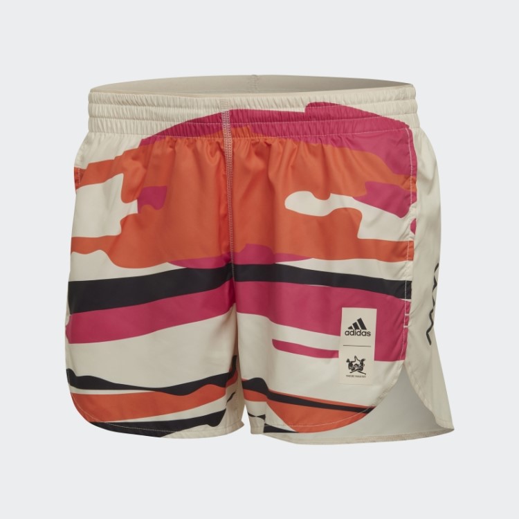 Bermuda De Corrida Ecru Matiz Thebe Magugu Run Fast Adidas