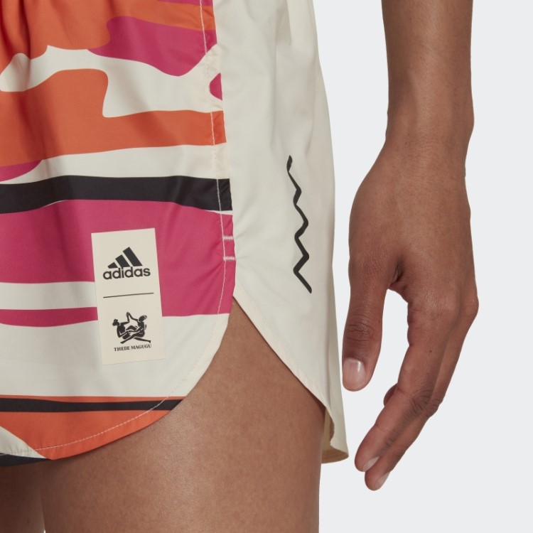 Bermuda De Corrida Ecru Matiz Thebe Magugu Run Fast Adidas