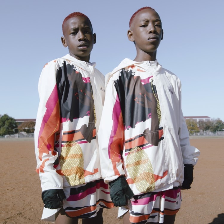 Bermuda De Corrida Ecru Matiz Thebe Magugu Run Fast Adidas