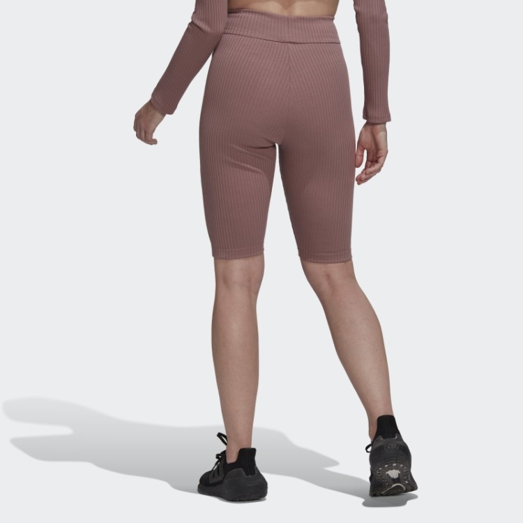 Shorts Roxos Adidas Studio Lounge Com Nervuras