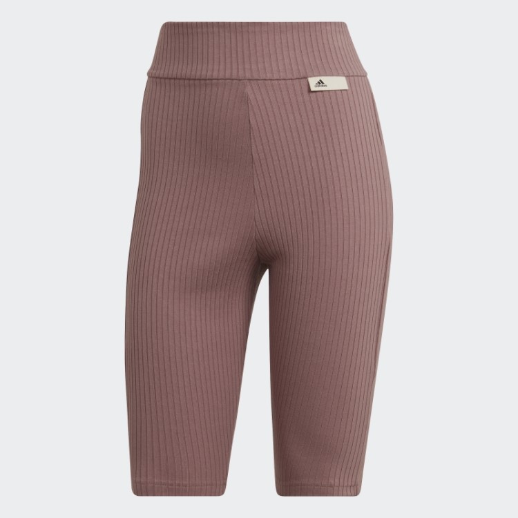 Shorts Roxos Adidas Studio Lounge Com Nervuras