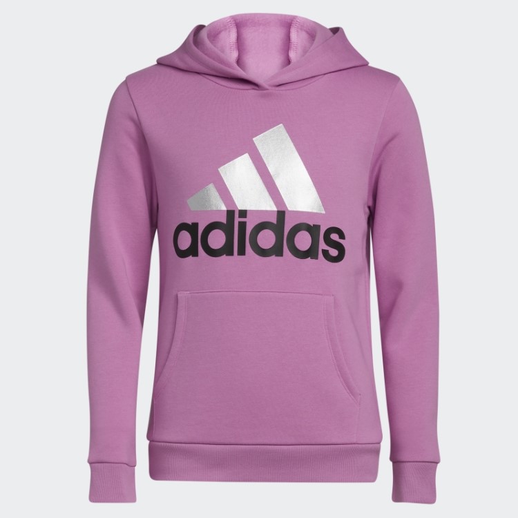 Pulôver De Lã Com Capuz Gráfico Adidas Lilás