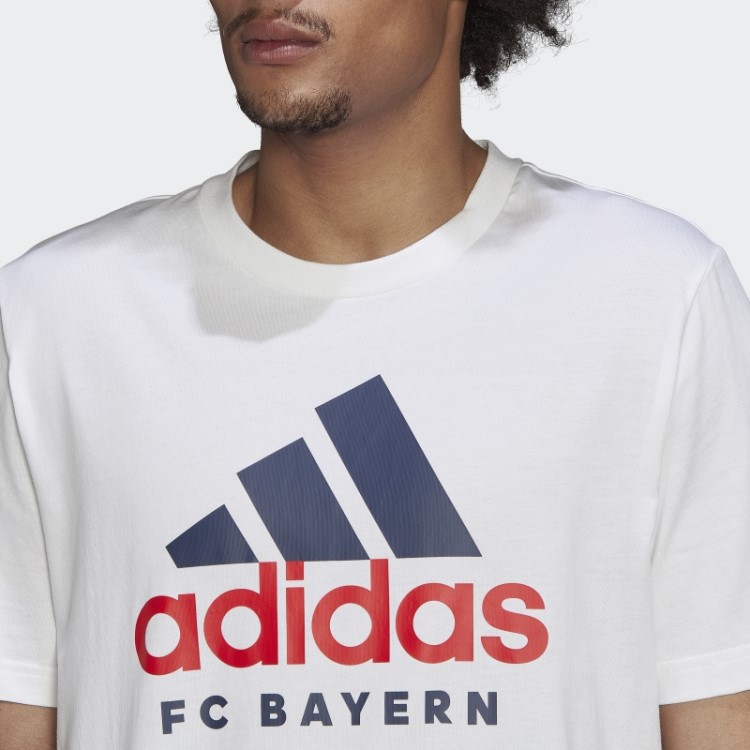 T-shirt Fc Bayern Dna Branca Adidas