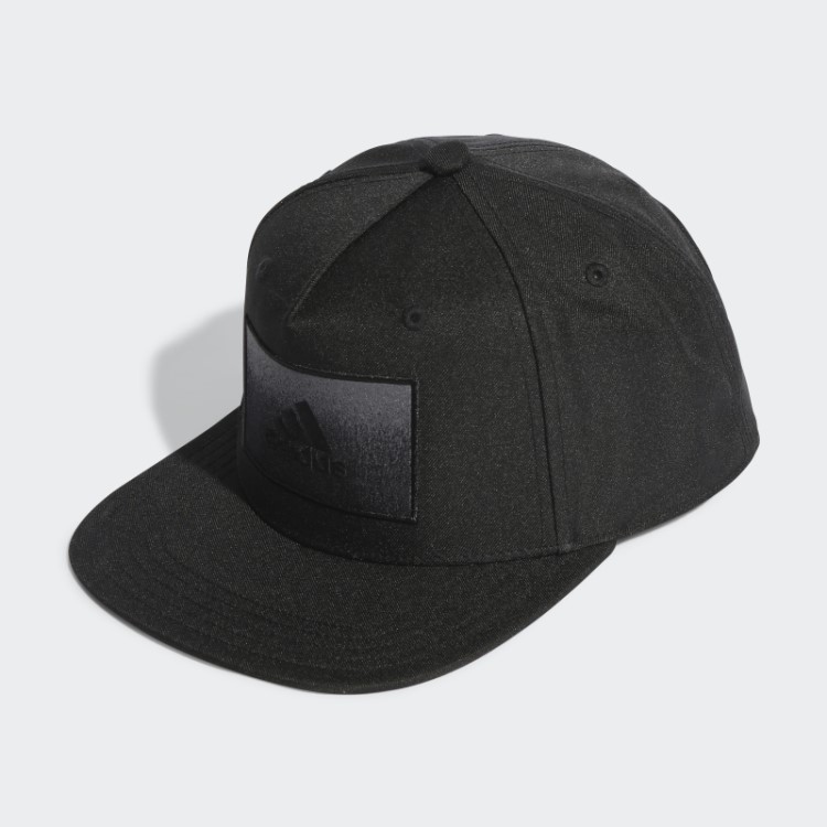 Boné Preto Com Logo Snapback Adidas