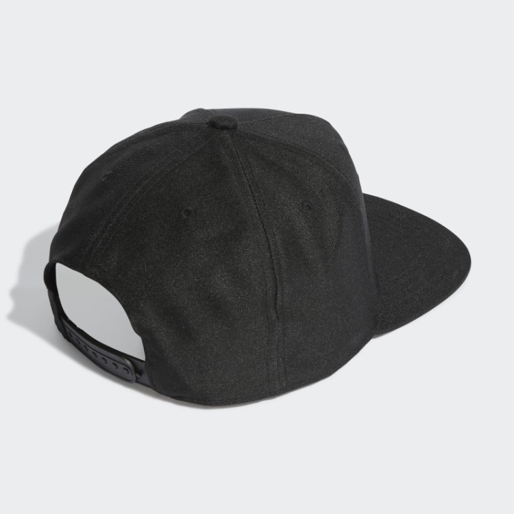 Boné Preto Com Logo Snapback Adidas