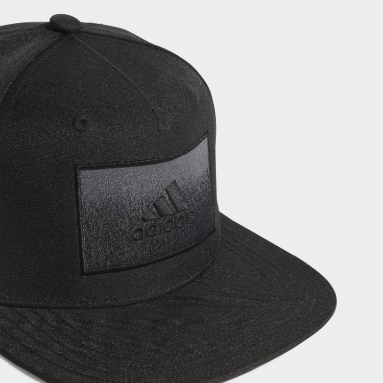 Boné Preto Com Logo Snapback Adidas