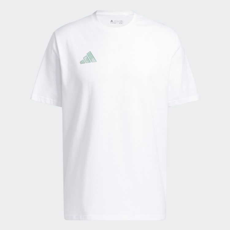 Camiseta Branca Com Estampa De Basquete Adidas Worldwide Hoops City