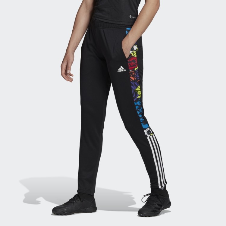 Calça Tiro Flor Preta Adidas