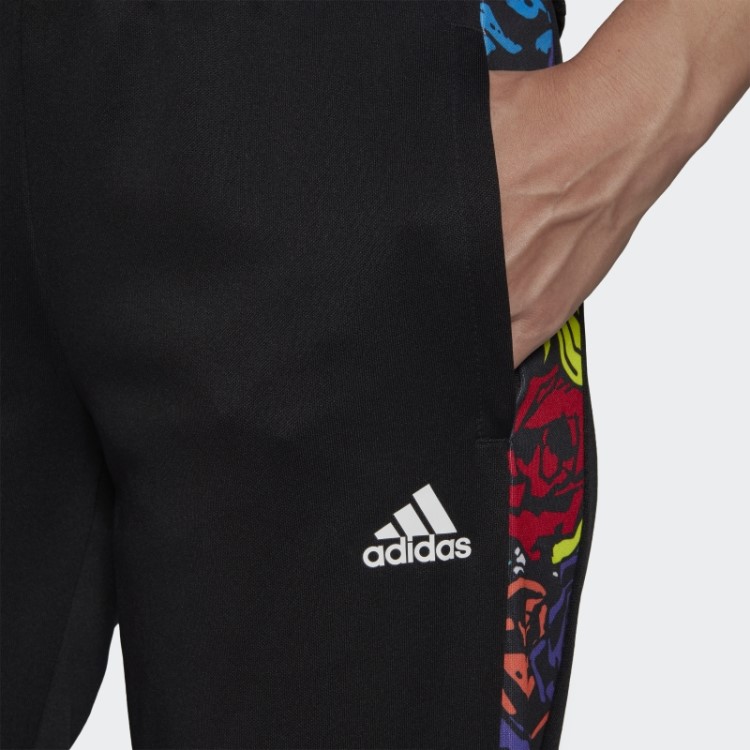 Calça Tiro Flor Preta Adidas