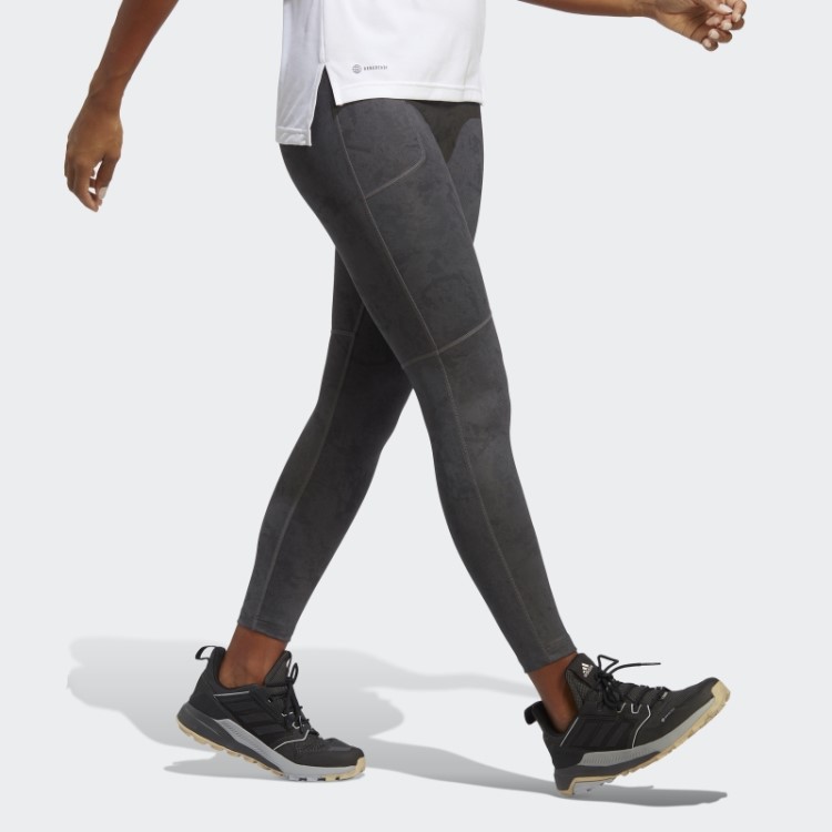 Legging Cinza Adidas Terrex Com Estampa Multi Allover