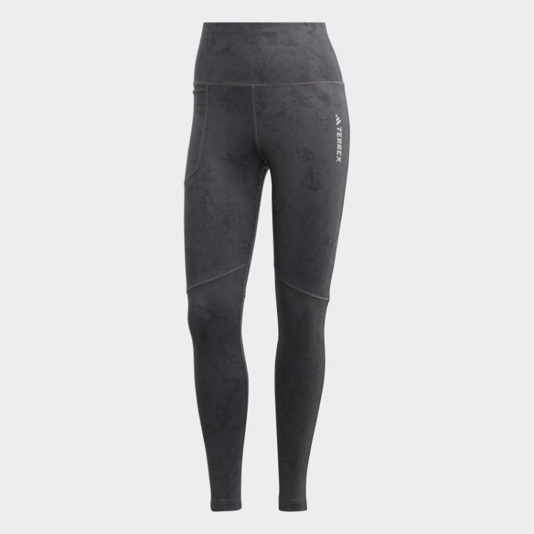 Legging Cinza Adidas Terrex Com Estampa Multi Allover
