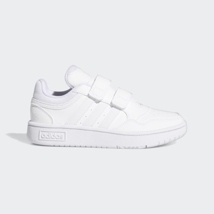 Aros Estilo De Vida Basquete Tênis De Velcro Branco Adidas
