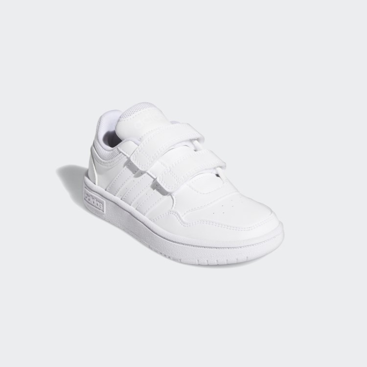 Aros Estilo De Vida Basquete Tênis De Velcro Branco Adidas