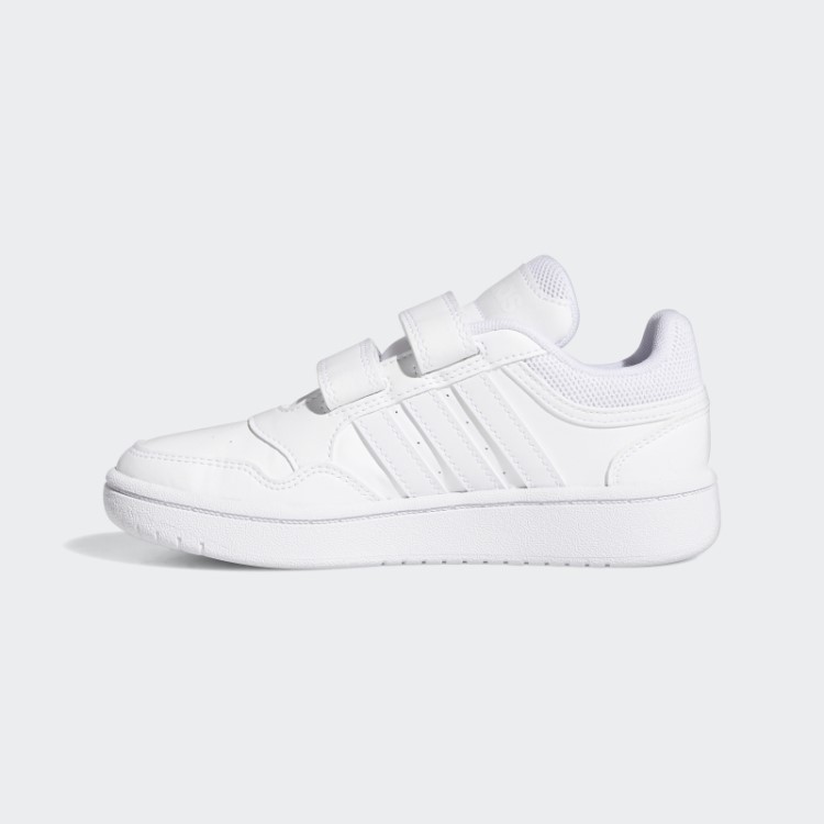 Aros Estilo De Vida Basquete Tênis De Velcro Branco Adidas