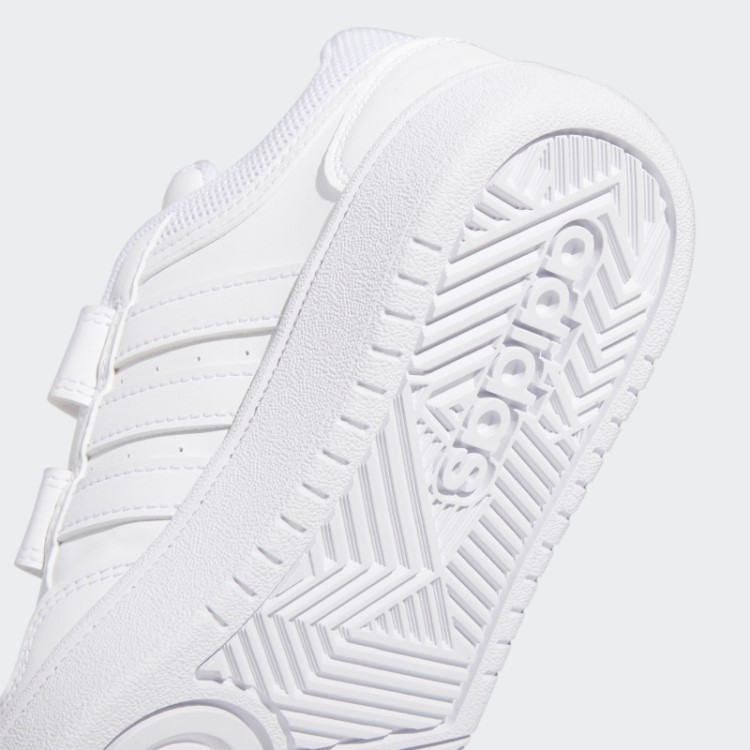 Aros Estilo De Vida Basquete Tênis De Velcro Branco Adidas