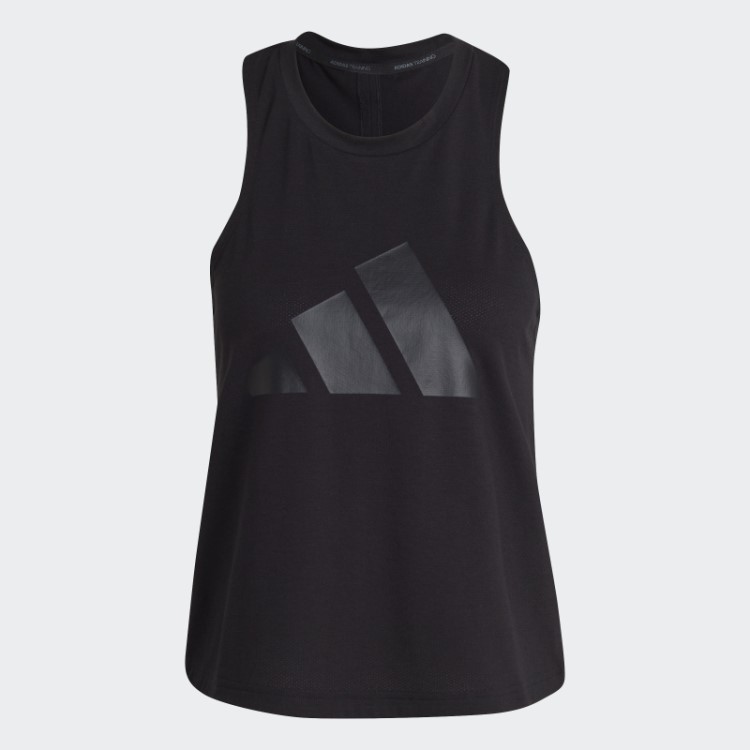 Regata Preta Adidas Train Icons 3 Bar Logo
