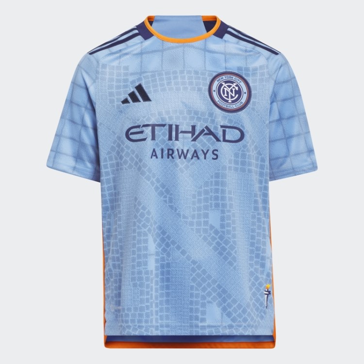 New York City Fc 23/24 Home Jersey Bahia Azul Claro Adidas