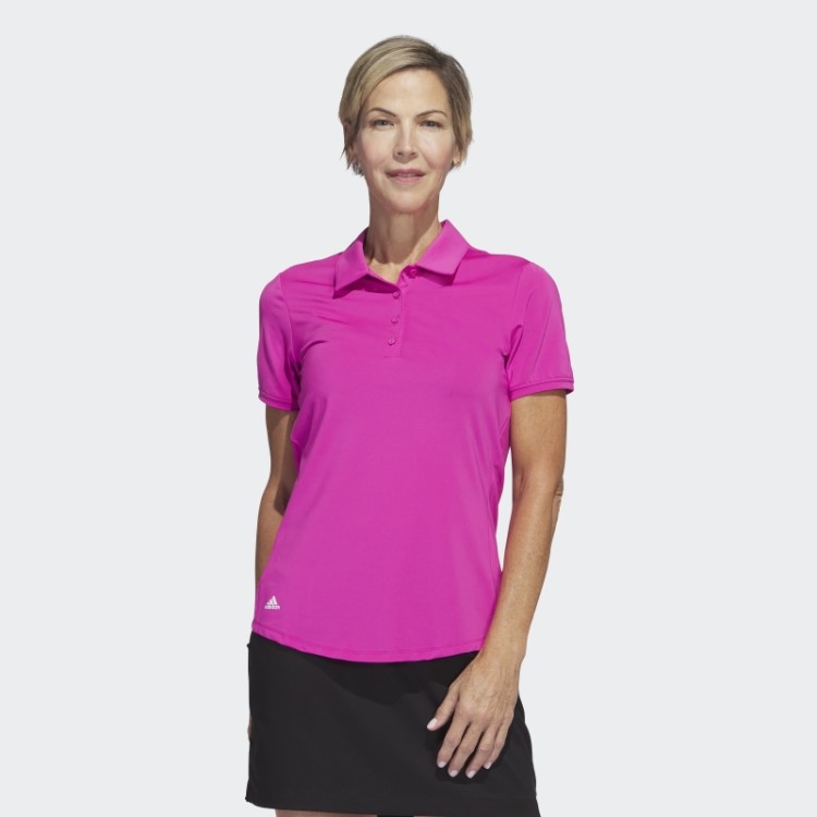 Camisa Polo Sólida Adidas Ultimate365 Fúcsia