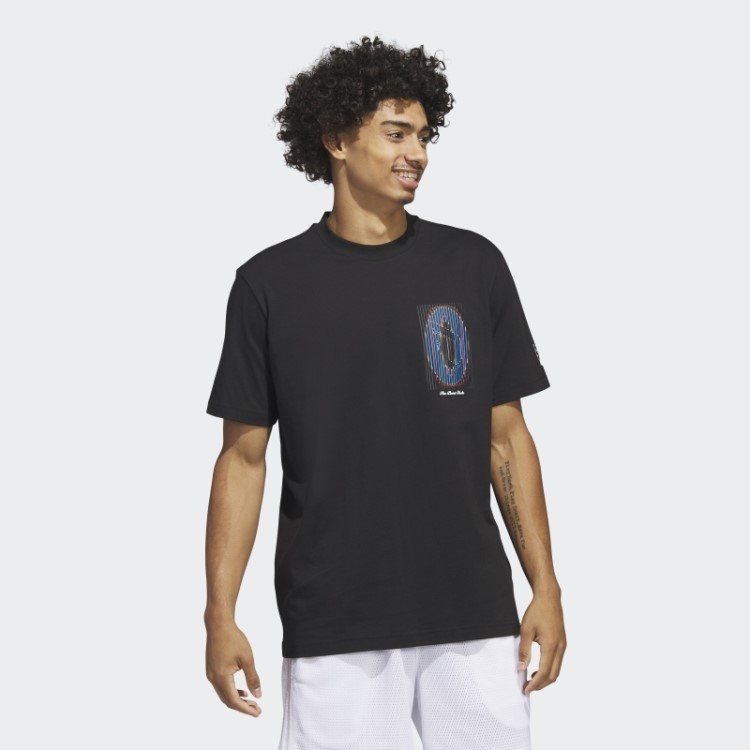 Dame 9 Camiseta Adidas Preta
