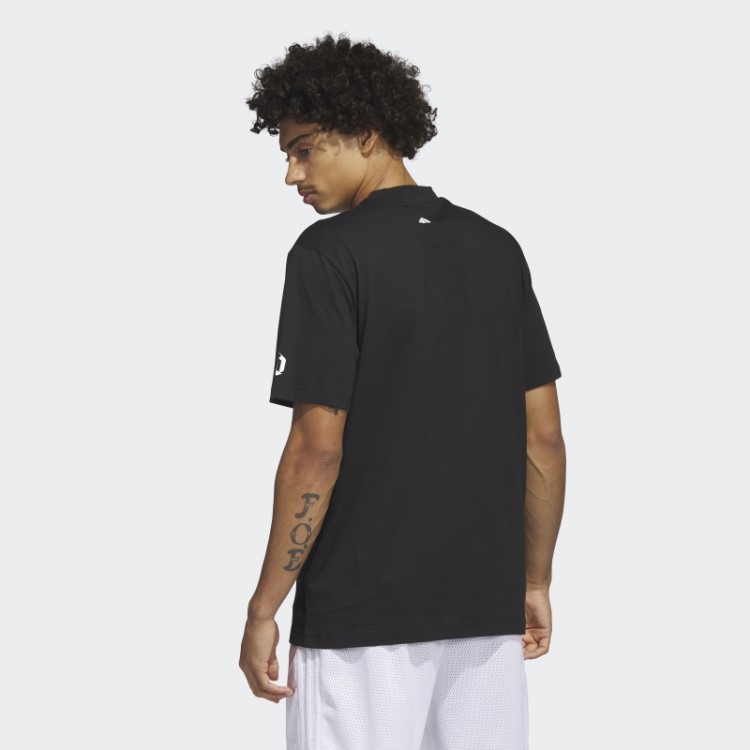 Dame 9 Camiseta Adidas Preta