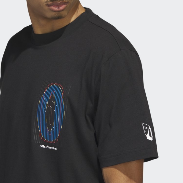 Dame 9 Camiseta Adidas Preta