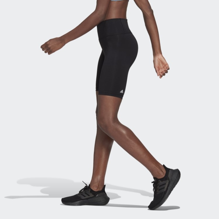 Leggings Curtas Pretas Optime Da Bicicleta De Treinamento Adidas Quentes