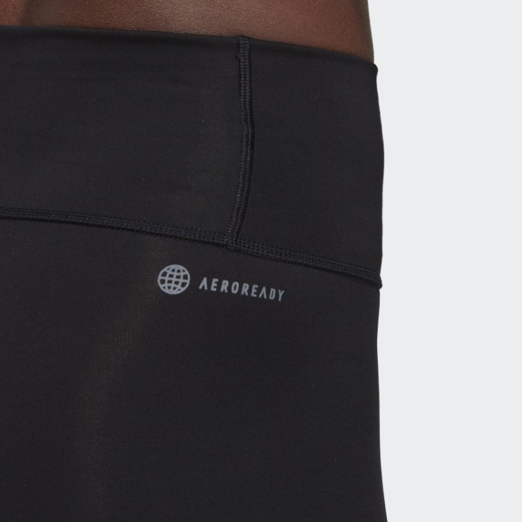 Leggings Curtas Optime Training Bike Pretas Adidas