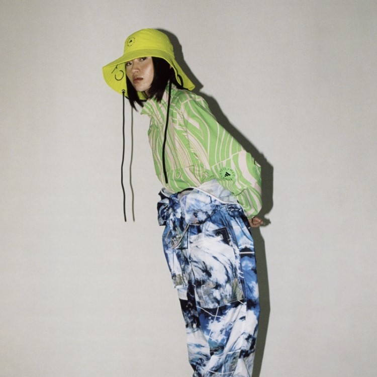 Rosa Blush Adidas By Stella Mccartney Tracktop Truecasuals Estampado