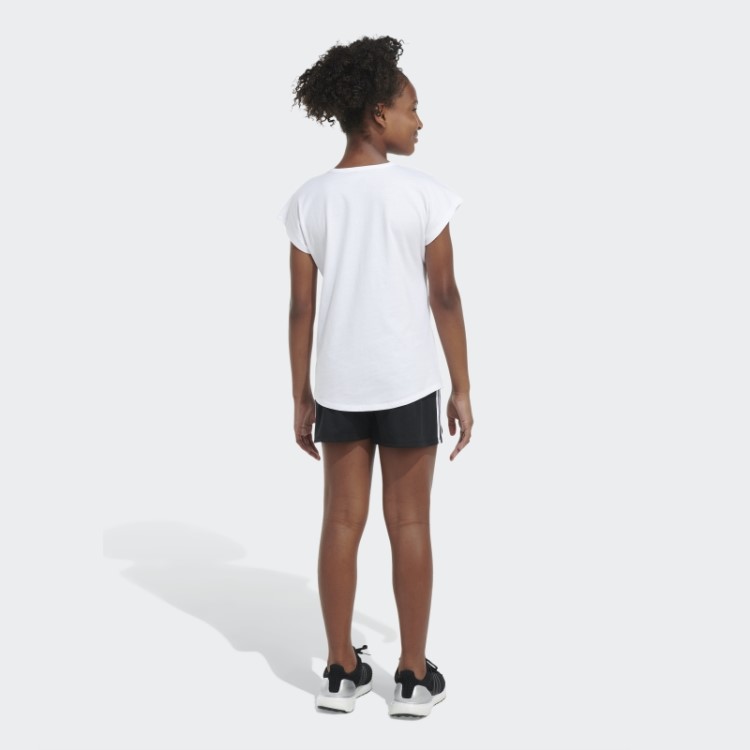 Camiseta De Manga Curta Adidas Branca