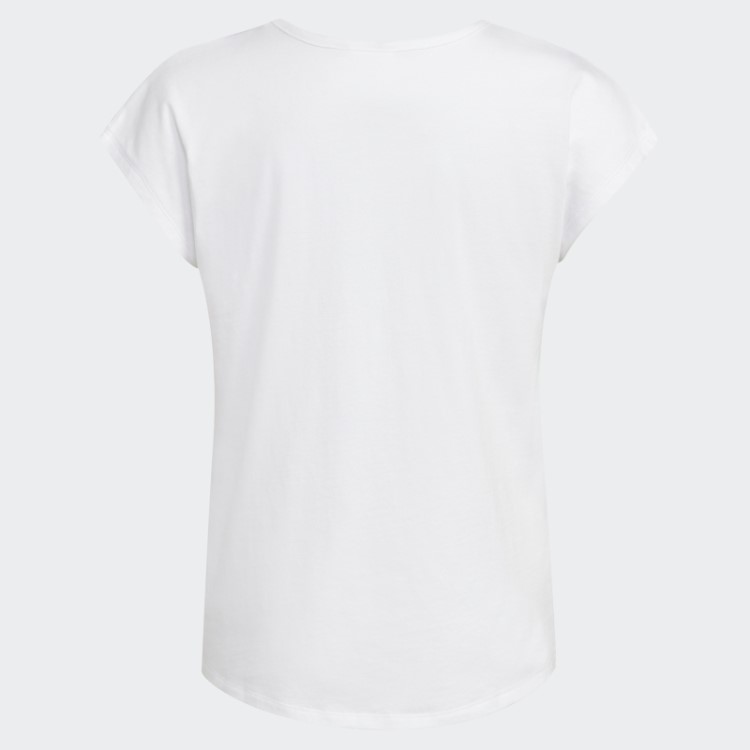 Camiseta De Manga Curta Adidas Branca