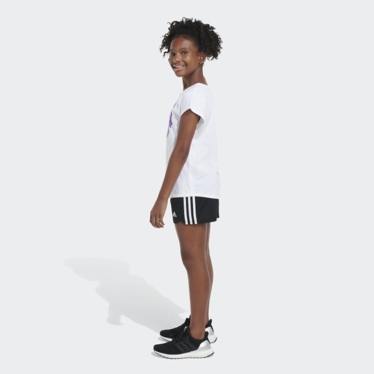 Camiseta De Manga Curta Adidas Branca