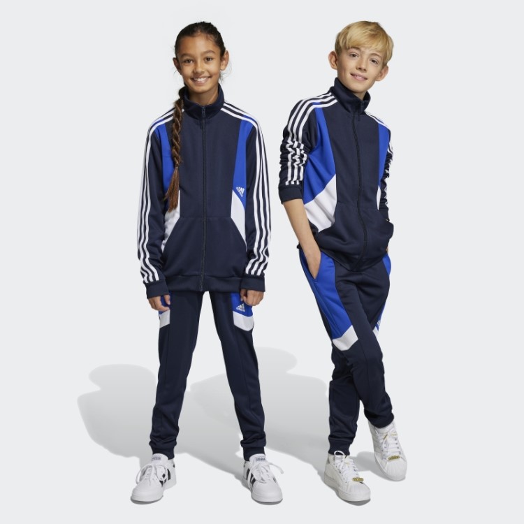 Fato De Treino Adidas Ink Colorblock Com As 3 Riscas