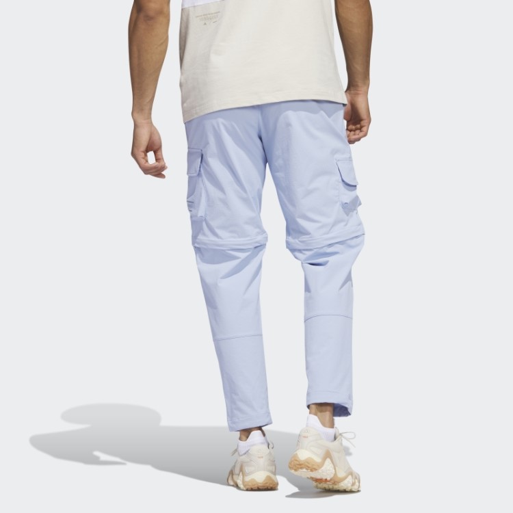 Calça De Golfe Adicross Com Zíper Adidas Blue Dawn