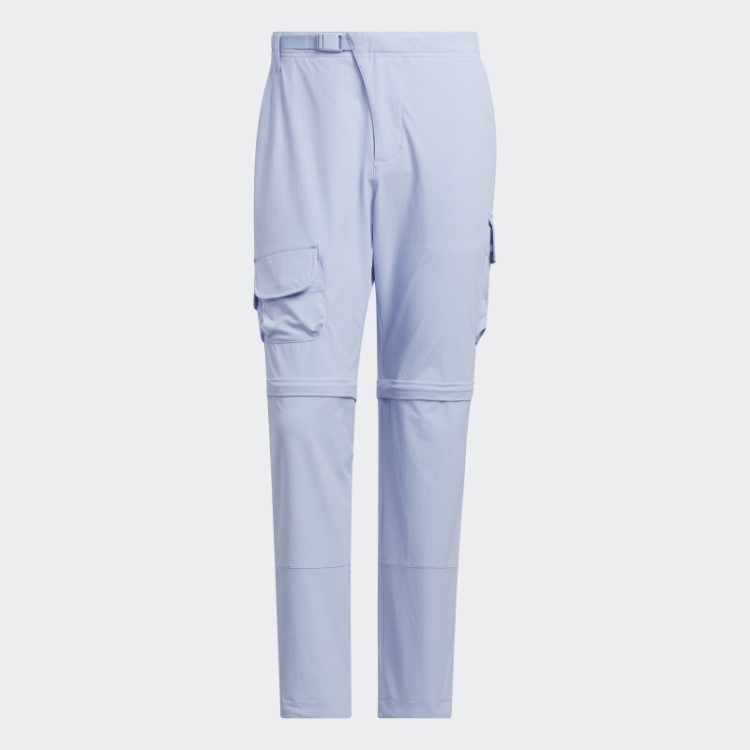 Calça De Golfe Adicross Com Zíper Adidas Blue Dawn