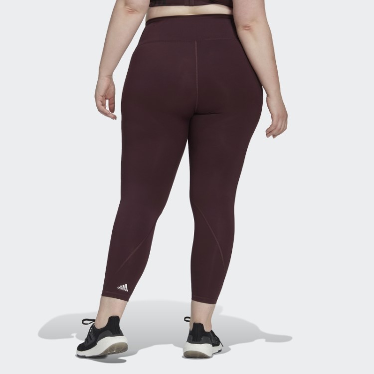 Leggings De Treino Adidas Optime (tamanho Grande) Marrom