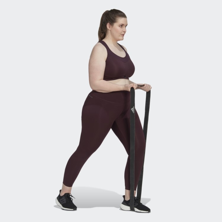 Leggings De Treino Adidas Optime (tamanho Grande) Marrom