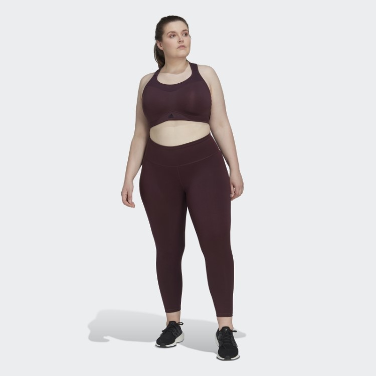 Leggings De Treino Adidas Optime (tamanho Grande) Marrom
