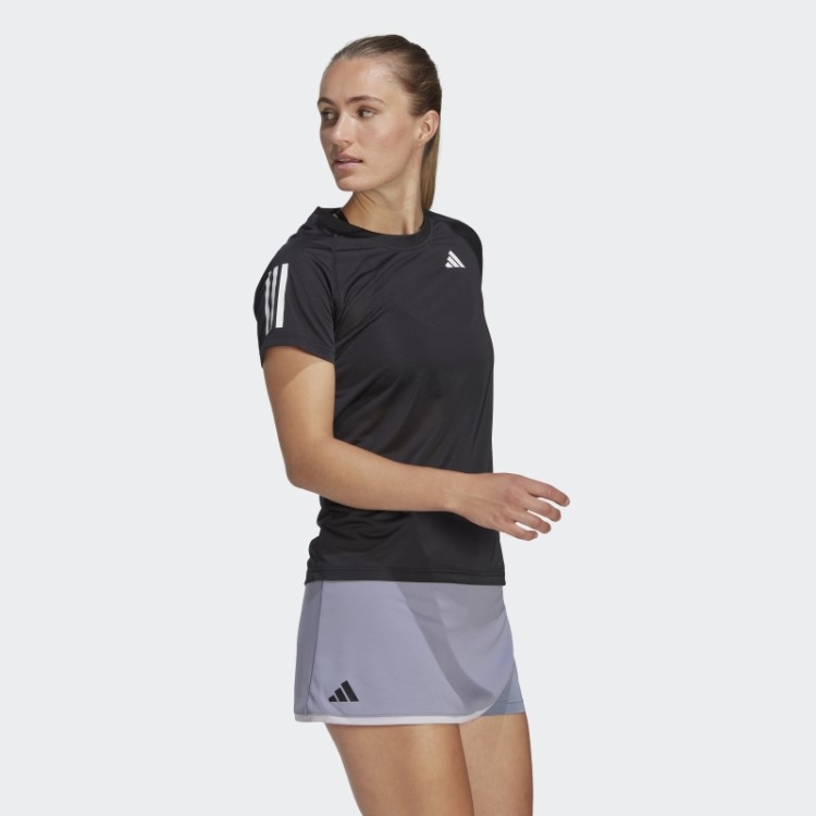 Camiseta De Tênis Clube Preto Adidas