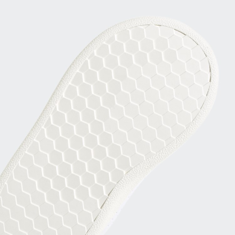 Adidas Advantage Estilo De Vida Tribunal Dois Sapatos De Velcro Branco