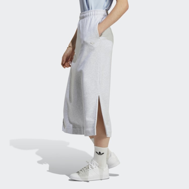 Saia Adidas Premium Essentials Cinza Claro Urze