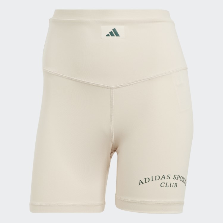 Leggings Curtas De Cintura Alta De Clube Esportivo De Linho Adidas