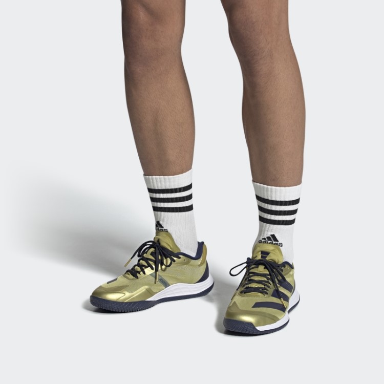 Tênis Adidas Gold Metálico Adizero Fastcourt