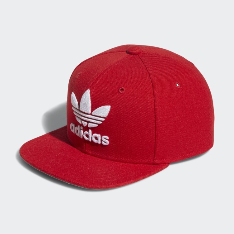 Boné Snapback Vermelho Trefoil Adidas