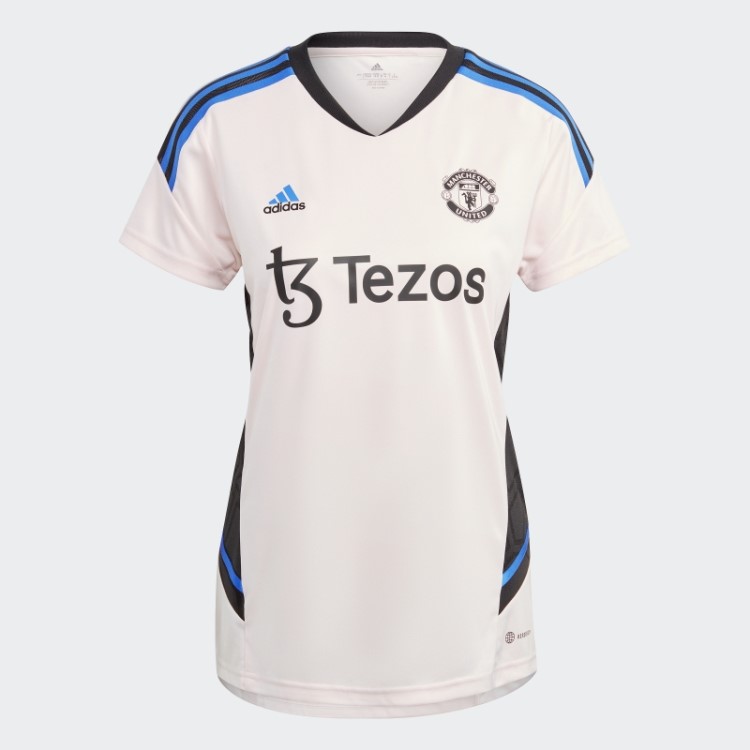 Camisa De Treino Rosa Icey Manchester United Condivo 22 Adidas