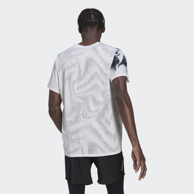 Camiseta Gráfica Rápida Adidas Branca